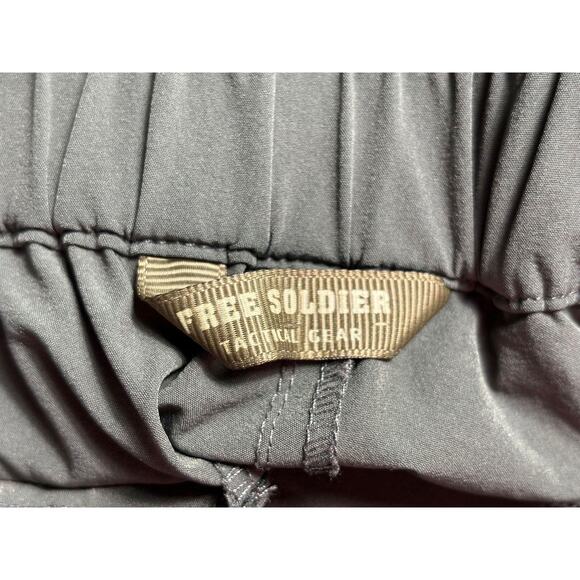 FREE SOLDIER Pants Womens 12 Gray Nylon Stretch Hiking Tactical Zip Pockets - Picture 3 of 8